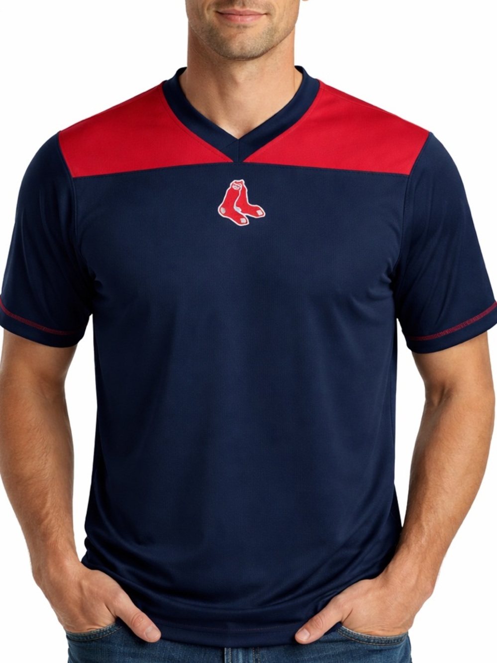 ⚾️ MLB Boston Red Sox Navy Mesh Shirt
